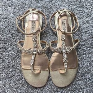 Badgley Mischka Embellished Sandals